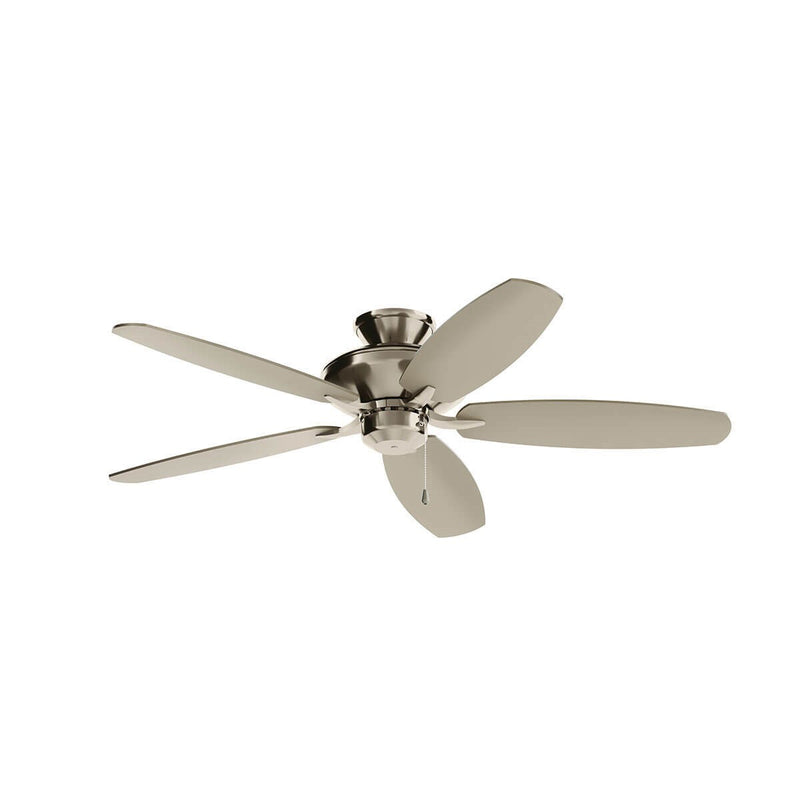 Kichler 330160BSS 52``Ceiling Fan, Brushed Stainless Steel Finish-LightingWellCo