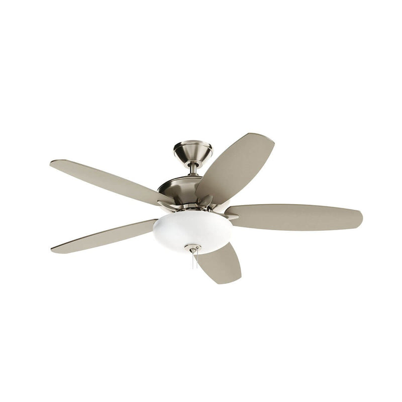 Kichler 330161BSS 52``Ceiling Fan, Brushed Stainless Steel Finish-LightingWellCo