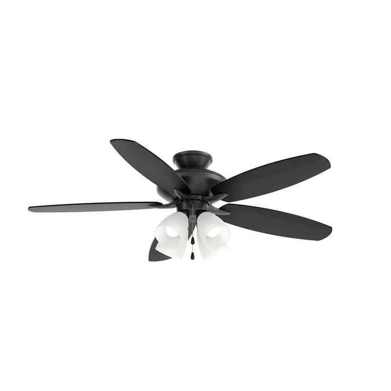 Kichler 330162SBK 52``Ceiling Fan, Satin Black Finish-LightingWellCo