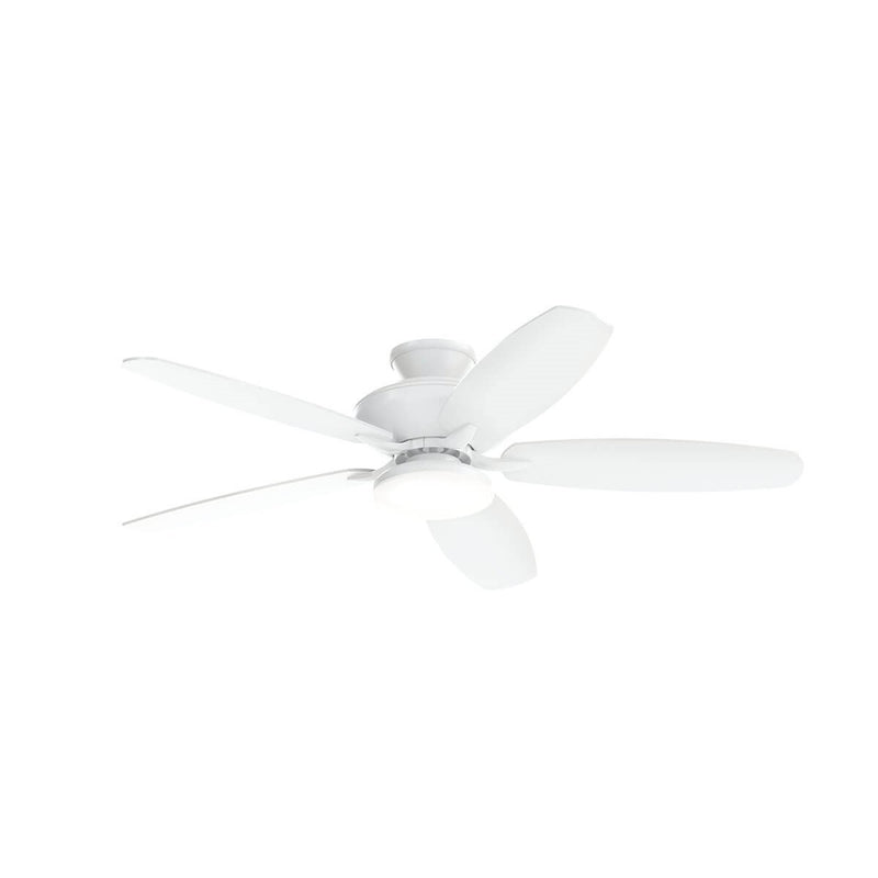 Kichler 330163MWH 52``Ceiling Fan, Matte White Finish-LightingWellCo