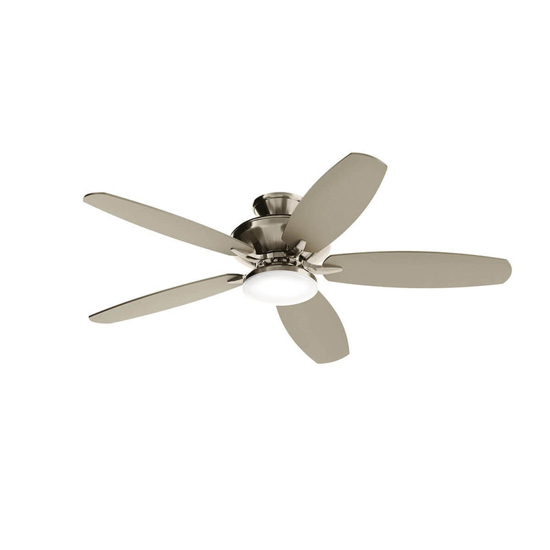 Kichler 330163NI 52``Ceiling Fan, Painted Brushed Nickel Finish-LightingWellCo