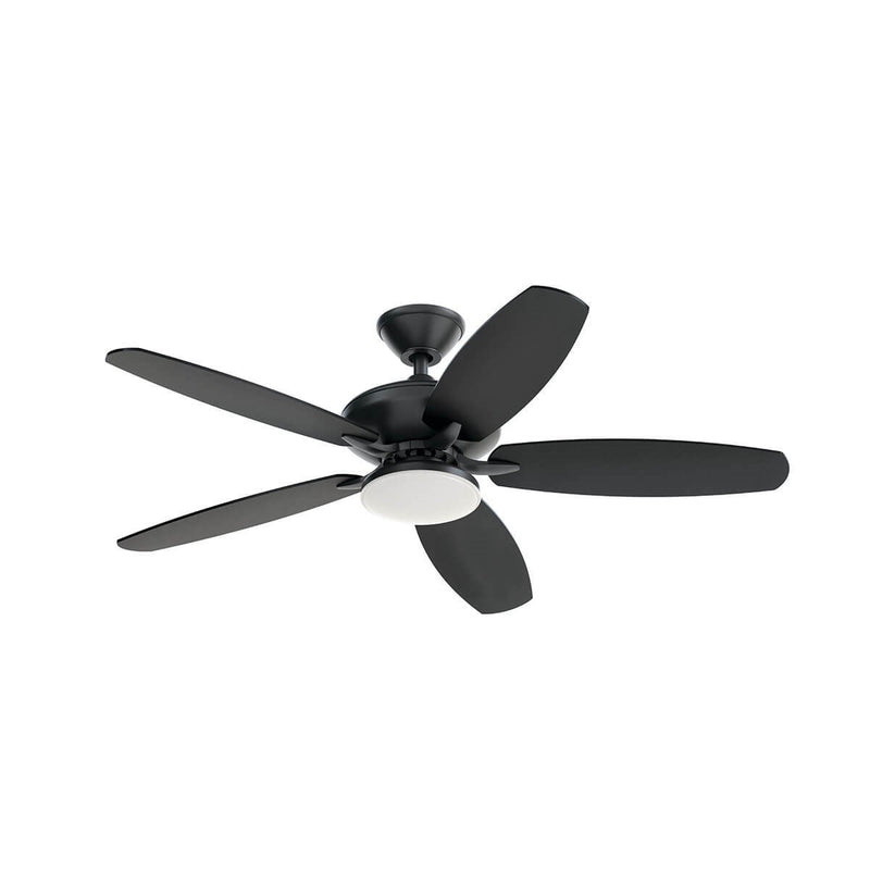 Kichler 330163SBK 52``Ceiling Fan, Satin Black Finish-LightingWellCo