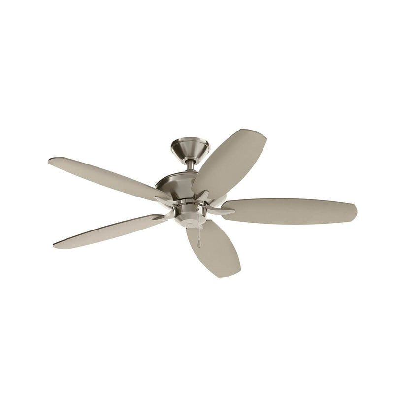 Kichler 330164BSS 52``Ceiling Fan, Brushed Stainless Steel Finish-LightingWellCo