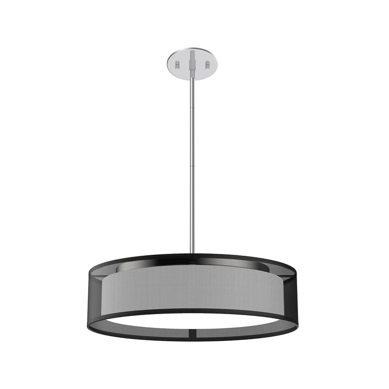 Kuzco Lighting PD7916-BOR LED Pendant, Black Organza Finish-LightingWellCo