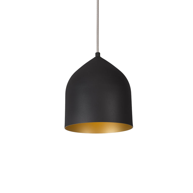 Kuzco Lighting PD9108-BK/GD LED Pendant, Black/Gold Finish-LightingWellCo