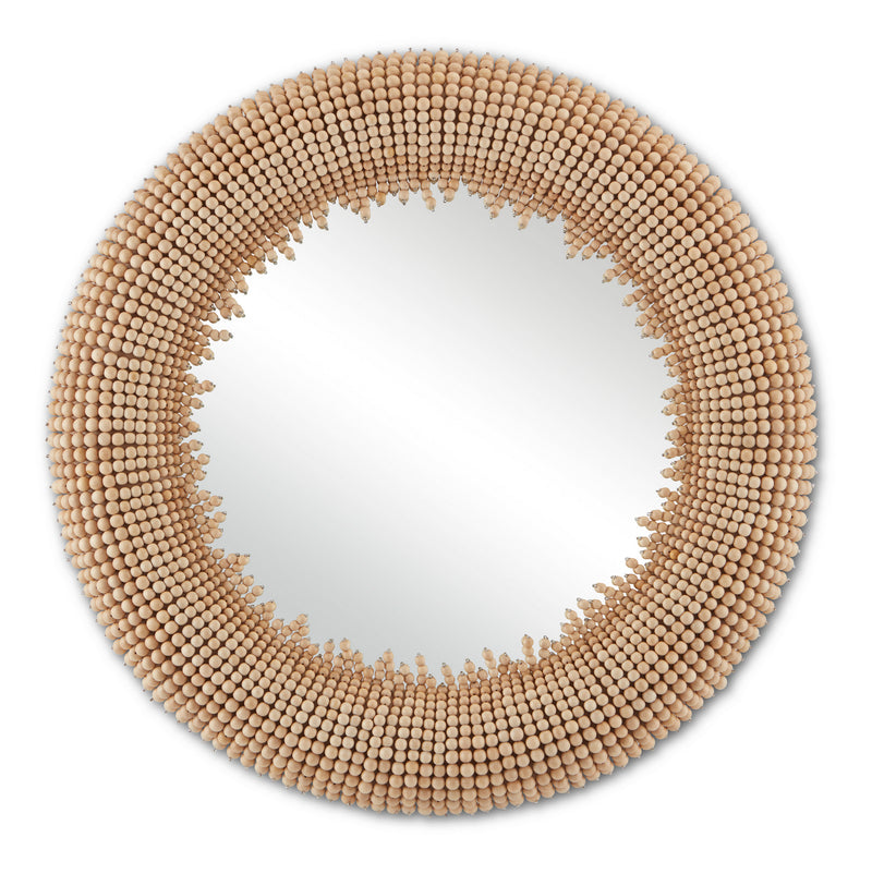 Currey and Company 1000-0107 Mirror, Beige/Mirror Finish-LightingWellCo