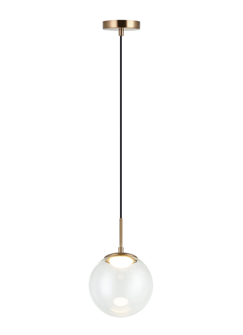 Matteo Lighting C61311AGCL Pendant, Aged Gold Brass Finish - LightingWellCo