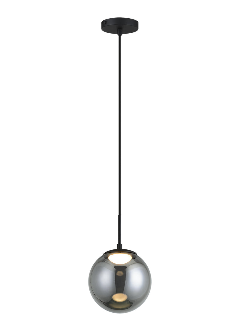 Matteo Lighting C61311MBSM Pendant, Matte Black Finish - LightingWellCo
