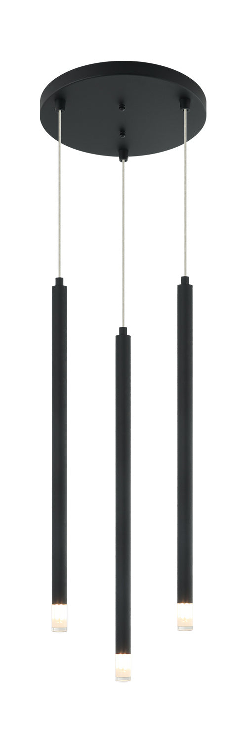 Matteo Lighting C63103MB Pendant, Matte Black Finish - LightingWellCo