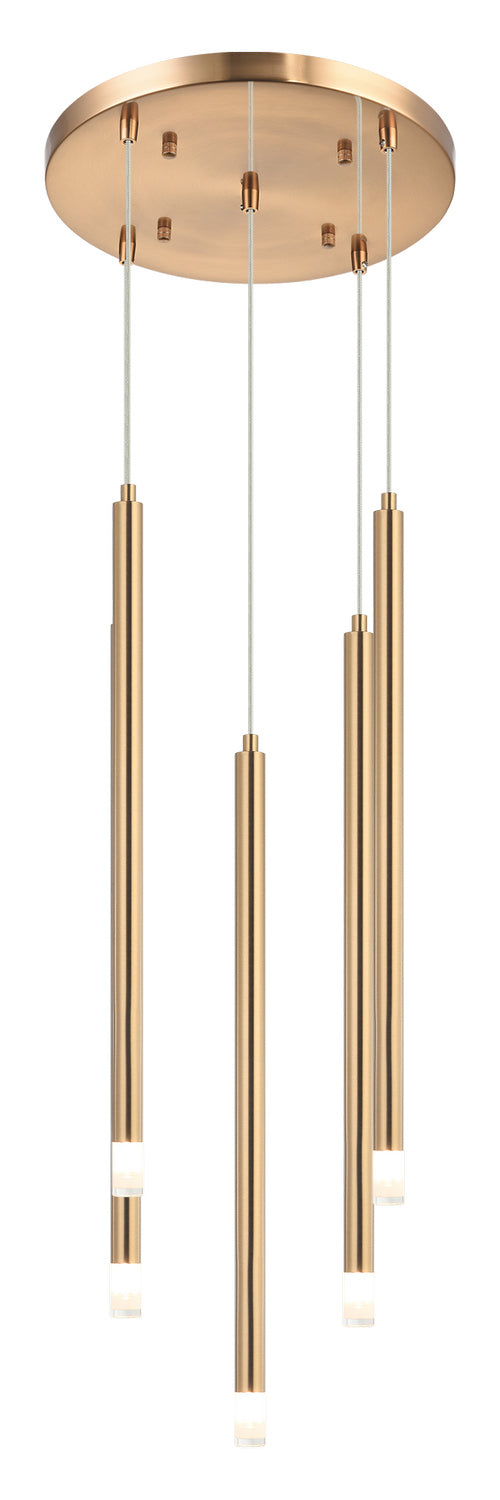 Matteo Lighting C63105AG Pendant, Aged Gold Brass Finish - LightingWellCo