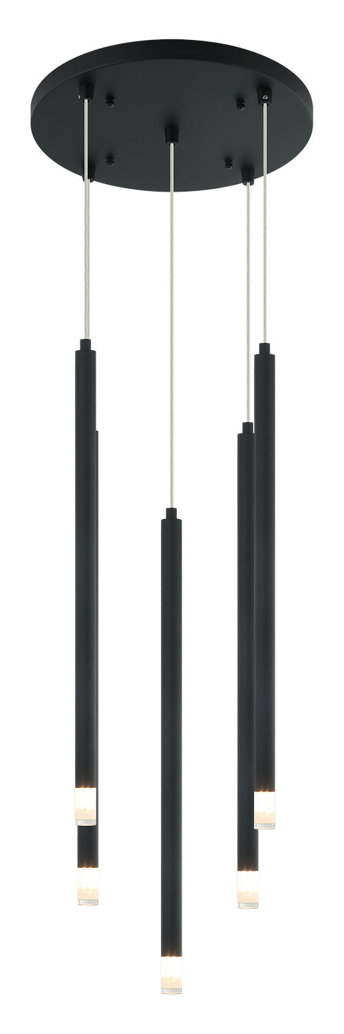 Matteo Lighting C63105MB Pendant, Matte Black Finish - LightingWellCo