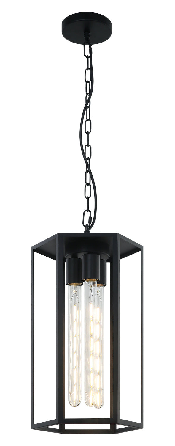 Matteo Lighting C64503MB Pendant, Matte Black Finish - LightingWellCo