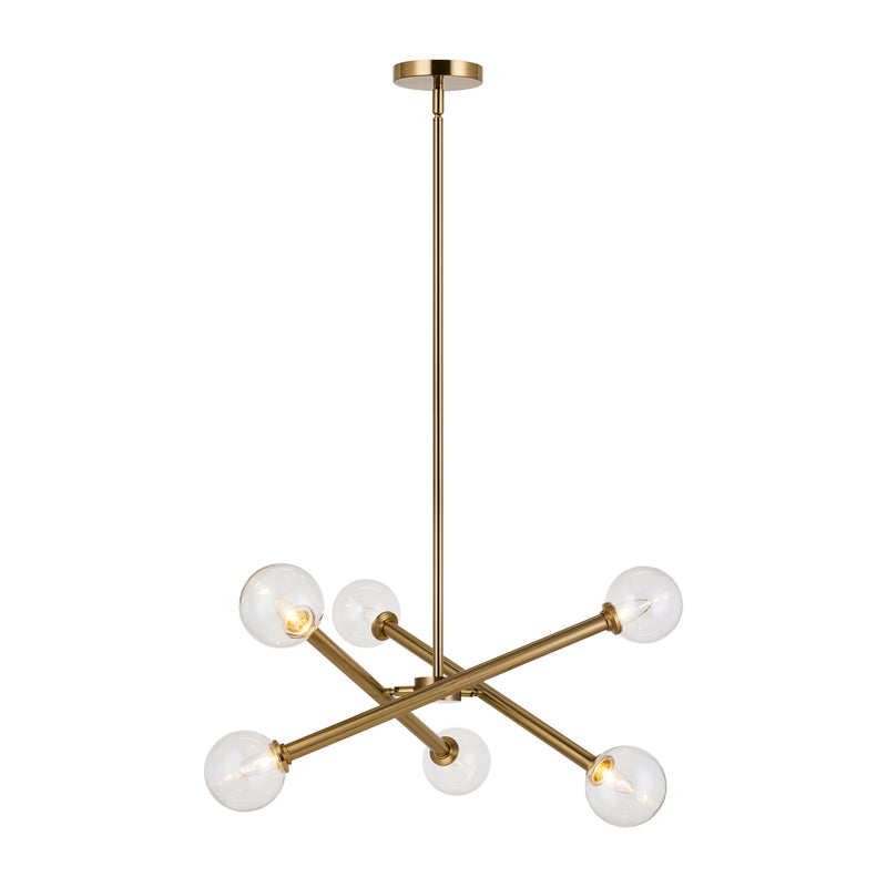 Matteo Lighting C64606AGCL Pendant, Aged Gold Brass Finish - LightingWellCo