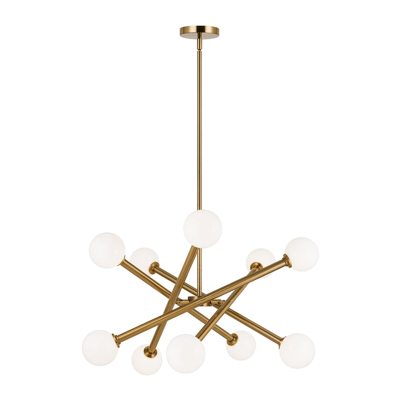 Matteo Lighting C64610AGOP Pendant, Aged Gold Brass Finish - LightingWellCo