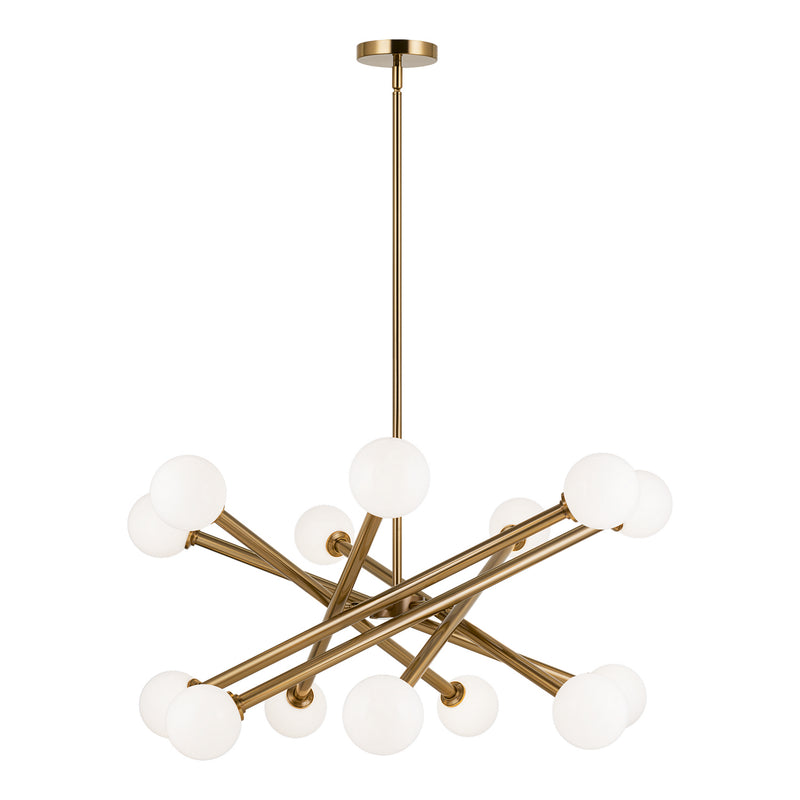 Matteo Lighting C64614AGOP Pendant, Aged Gold Brass Finish - LightingWellCo