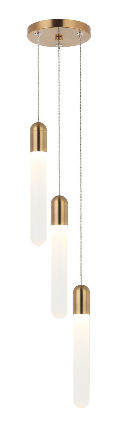 Matteo Lighting C65803AG Pendant, Aged Gold Brass Finish - LightingWellCo