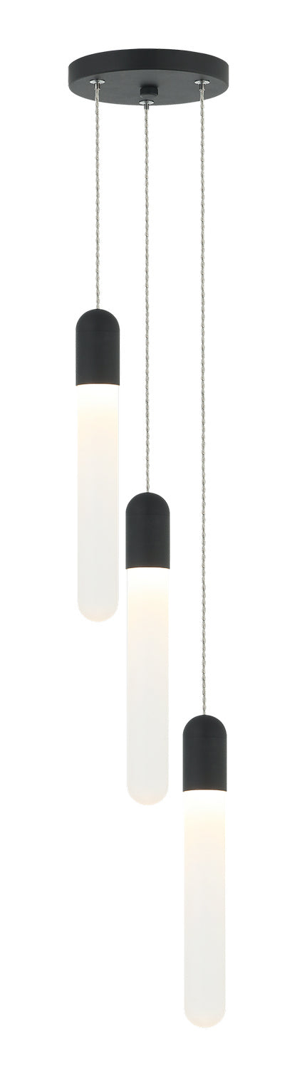 Matteo Lighting C65803MB Pendant, Matte Black Finish - LightingWellCo