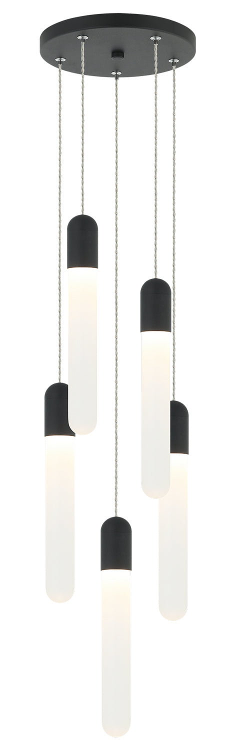 Matteo Lighting C65805MB Pendant, Matte Black Finish - LightingWellCo