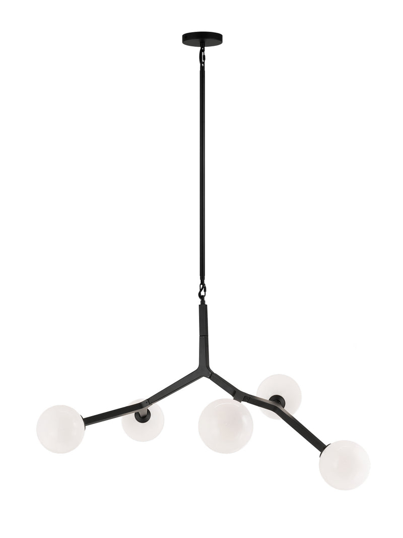 Matteo Lighting C81515BKOP Pendant, Black Finish - LightingWellCo