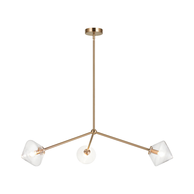 Matteo Lighting C81743AGCL Pendant, Aged Gold Brass Finish - LightingWellCo