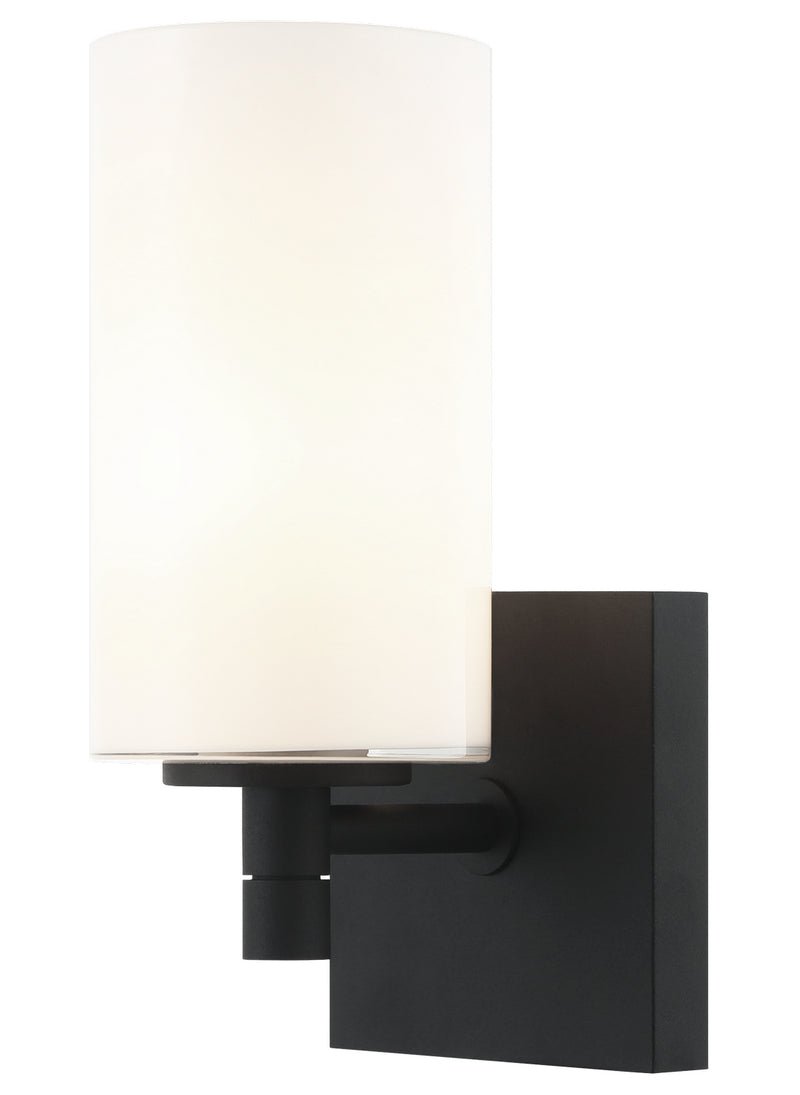 Matteo Lighting S04901MBOP Wall Sconce, Matte Black Finish - LightingWellCo