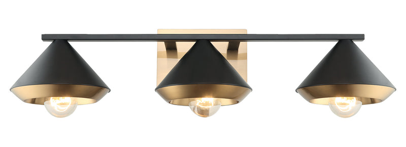 Matteo Lighting S06803MBAG Wall Sconce, Matte Black Finish - LightingWellCo