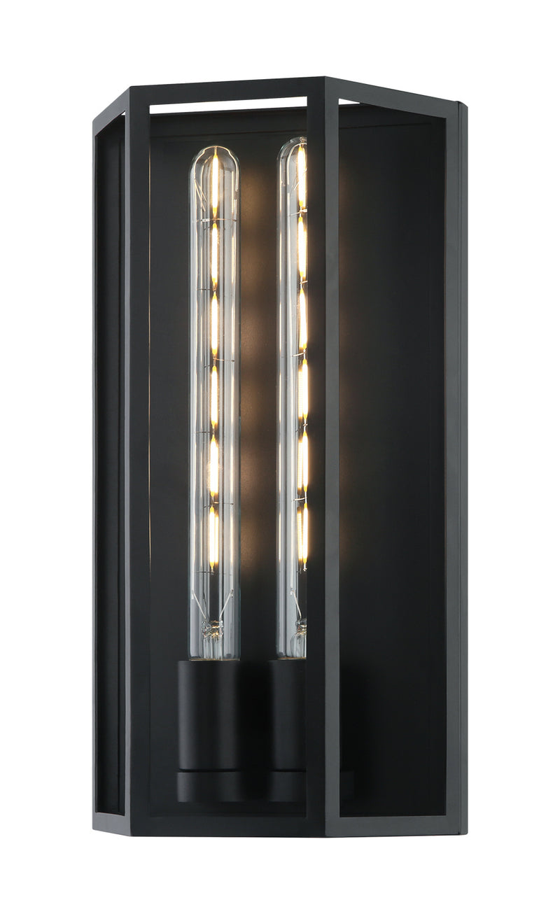 Matteo Lighting W64502MB Wall Sconce, Matte Black Finish - LightingWellCo