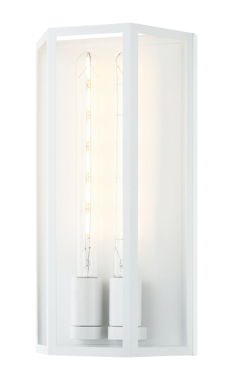 Matteo Lighting W64502WH Wall Sconce, White Finish - LightingWellCo