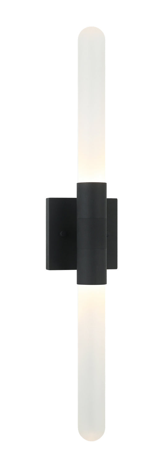 Matteo Lighting W65802MB Wall Sconce, Matte Black Finish - LightingWellCo