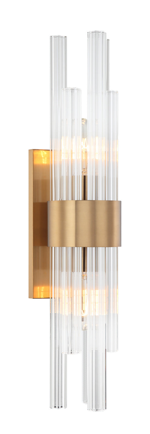 Matteo Lighting W66912AG Wall Sconce, Aged Gold Brass Finish - LightingWellCo