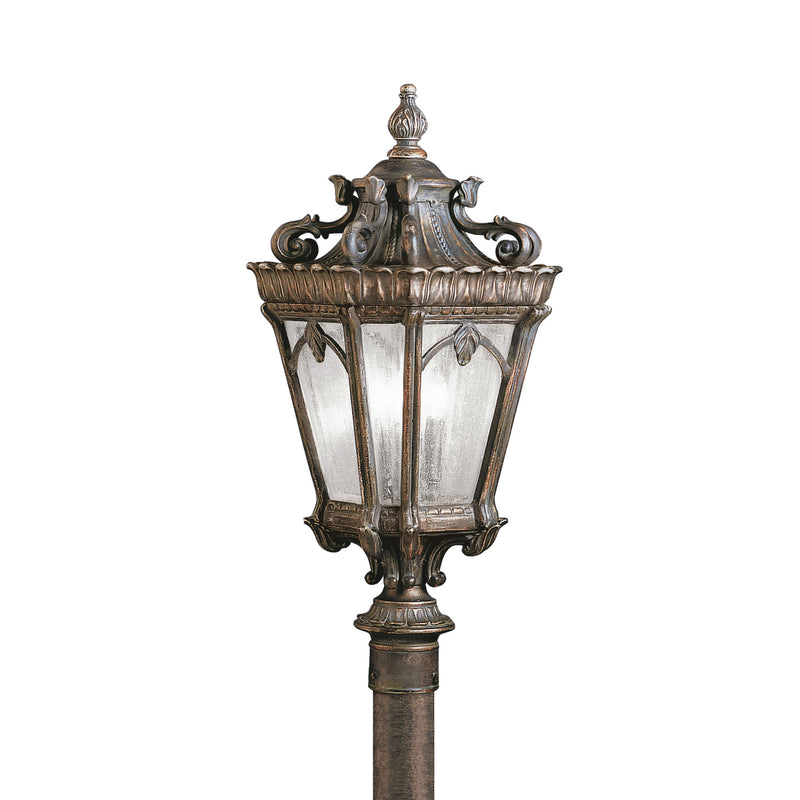 Kichler 9558LD Three Light Outdoor Post Mount, Londonderry Finish - LightingWellCo