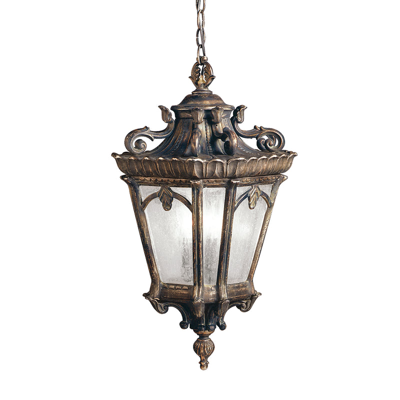 Kichler 9855LD Three Light Outdoor Pendant, Londonderry Finish - LightingWellCo