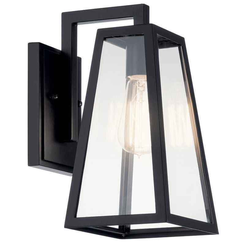 Kichler 49330BK One Light Outdoor Wall Mount, Black Finish-LightingWellCo