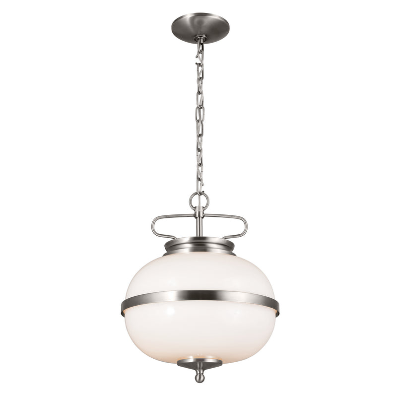 Kichler 52478CLP Two Light Pendant, Classic Pewter Finish-LightingWellCo