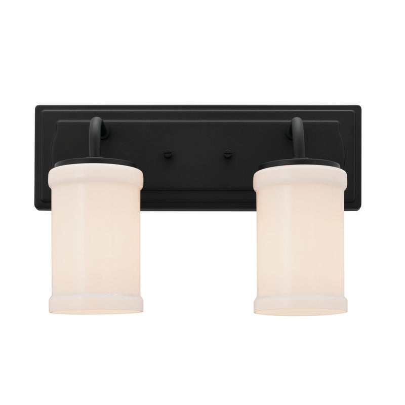 Kichler 55130BKT Two Light Bath, Textured Black Finish-LightingWellCo