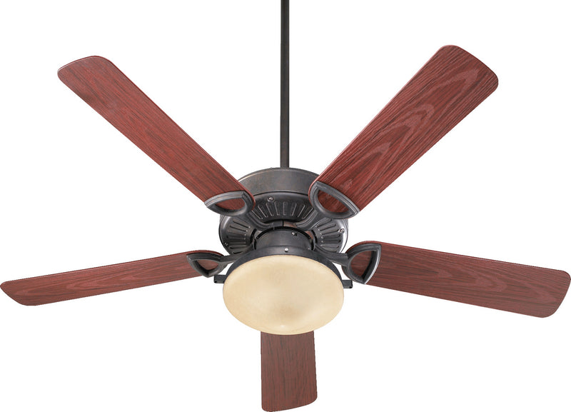 Quorum 143525-944 52``Patio Fan, Toasted Sienna Finish - LightingWellCo