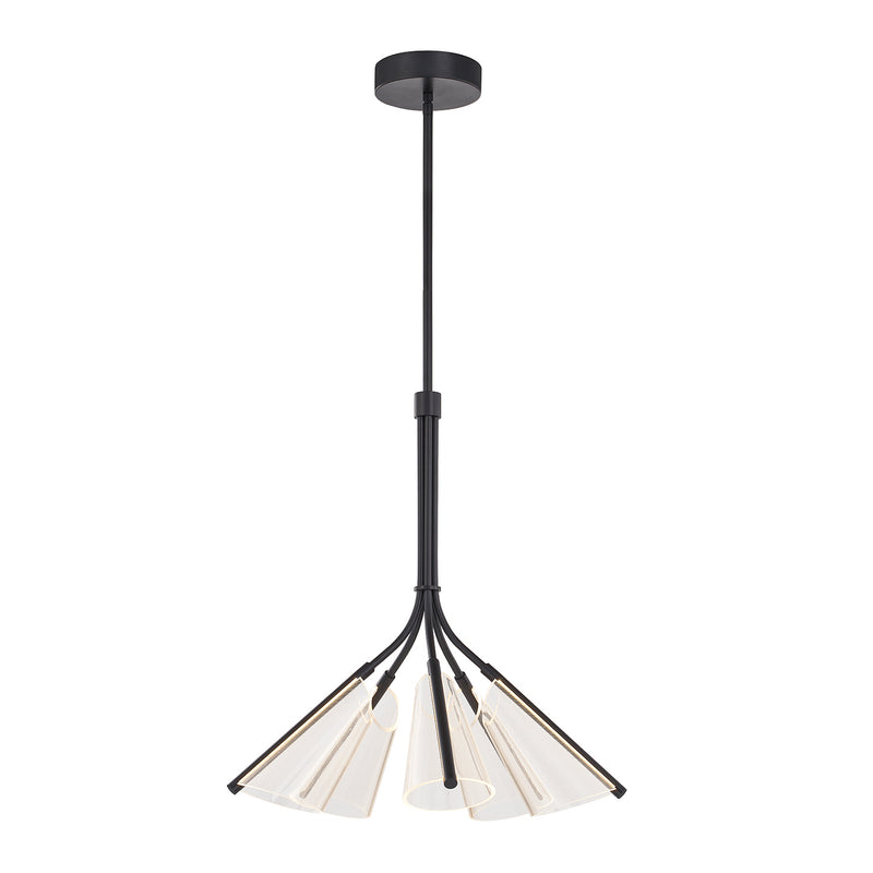 Kuzco Lighting CH62628-BK/LG LED Chandelier,  Finish-LightingWellCo