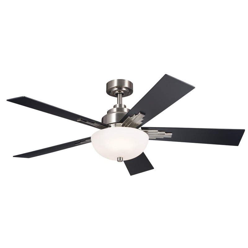 Kichler 300345BSS 52``Ceiling Fan, Brushed Stainless Steel Finish-LightingWellCo