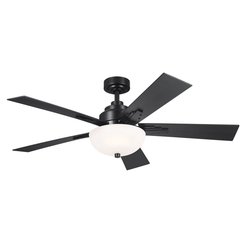 Kichler 300345SBK 52``Ceiling Fan, Satin Black Finish-LightingWellCo