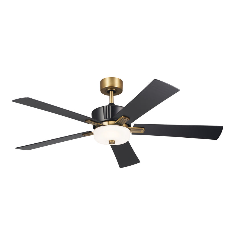 Kichler 300395SBK 56``Ceiling Fan, Satin Black Finish-LightingWellCo