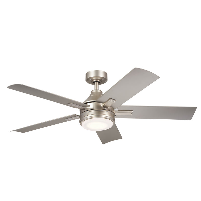 Kichler 310075NI 52``Ceiling Fan, Brushed Nickel Finish-LightingWellCo