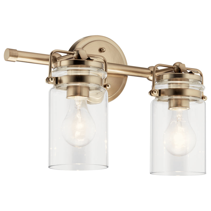 Kichler 45688CPZ Two Light Bath, Champagne Bronze Finish-LightingWellCo