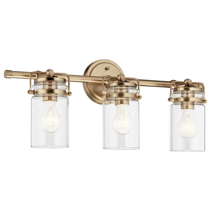 Kichler 45689CPZ Three Light Bath, Champagne Bronze Finish-LightingWellCo