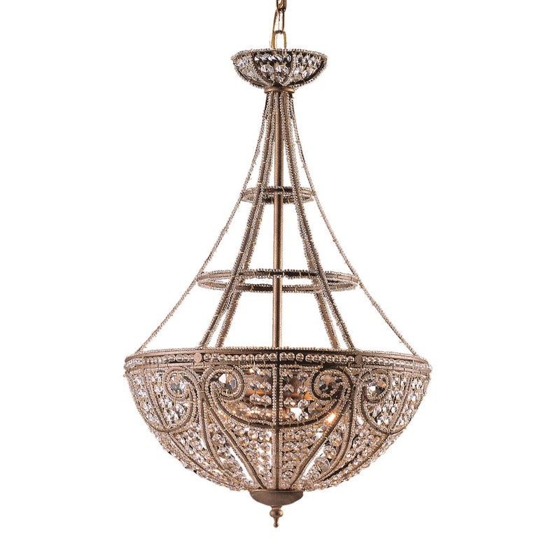 ELK Home 5965/4 Four Light Pendant, Dark Bronze Finish-LightingWellCo