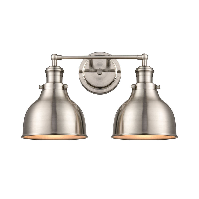 ELK Home 47641/2 Two Light Vanity, Satin Nickel Finish-LightingWellCo