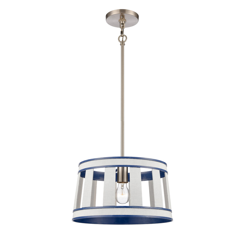 ELK Home 63117/1 One Light Pendant, Ocean Blue Finish-LightingWellCo