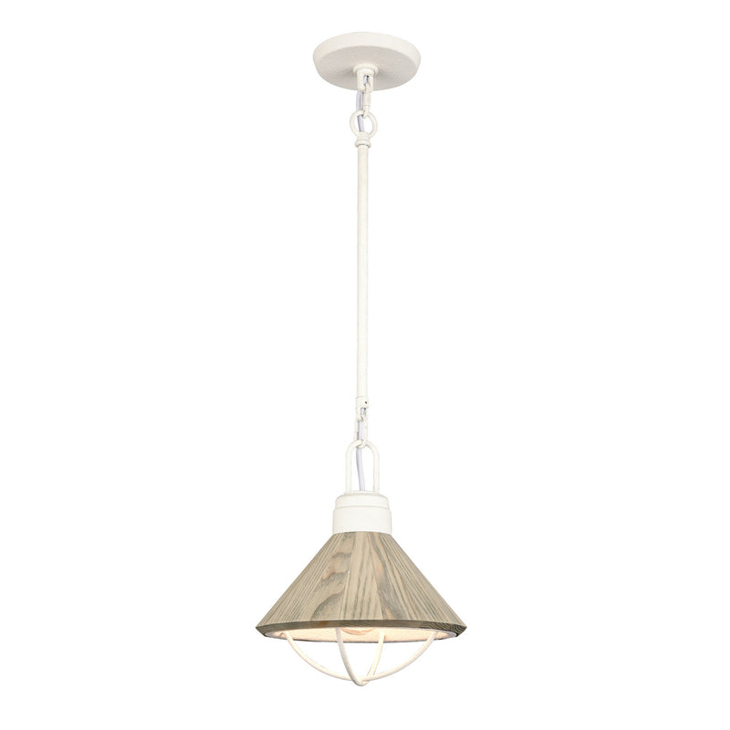 ELK Home 63156/1 One Light Mini Pendant, White Coral Finish-LightingWellCo