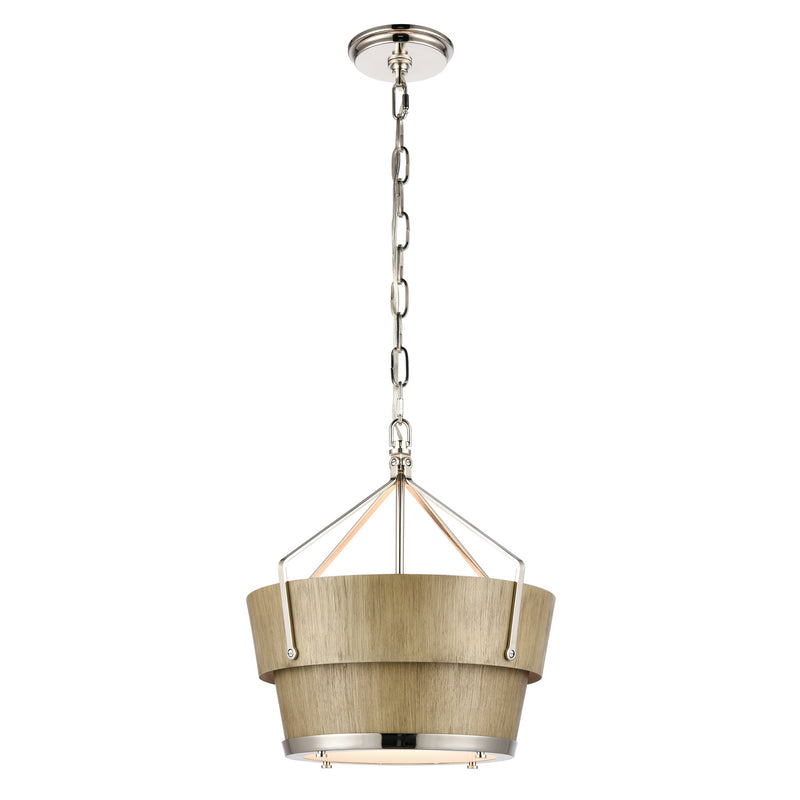 ELK Home 67836/1 One Light Pendant, Corkwood Finish-LightingWellCo