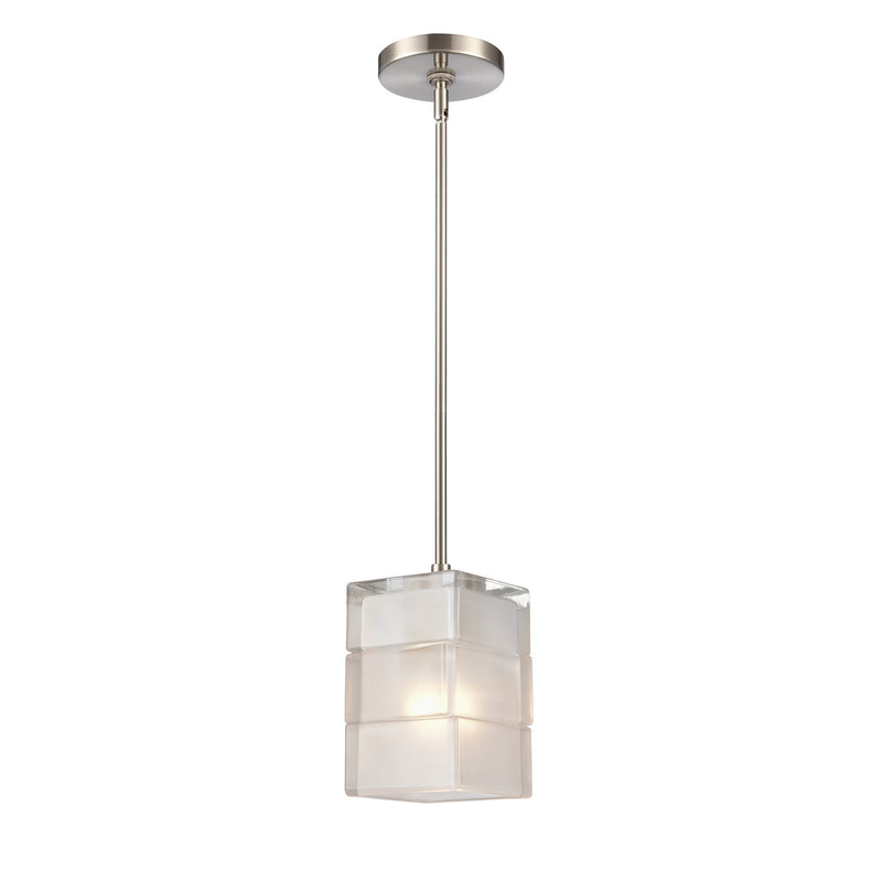 ELK Home 67865/1 One Light Mini Pendant, Satin Nickel Finish-LightingWellCo