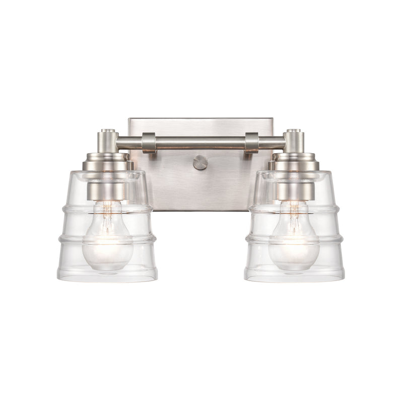 ELK Home 67961/2 Two Light Vanity, Satin Nickel Finish-LightingWellCo